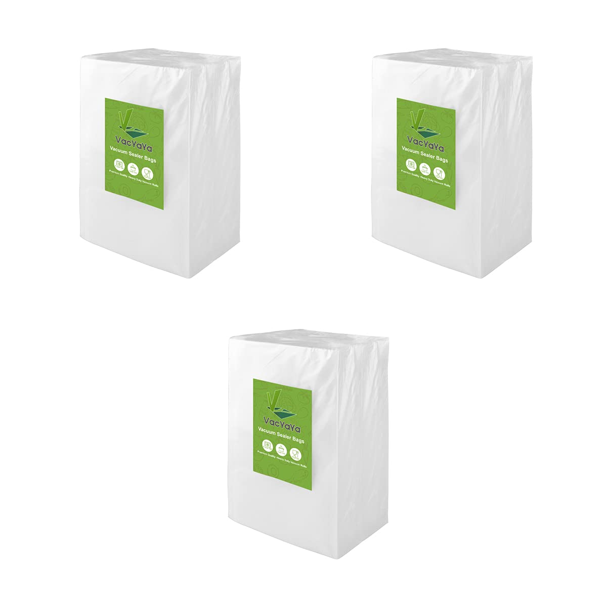 BPA-Free Heavy Duty Vacuum Sealer Bags Rolls - Commercial Grade, Compatible with All Vacuum Sealer Machines | Perfect for Food Storage, Sous Vide, and Meal Prep