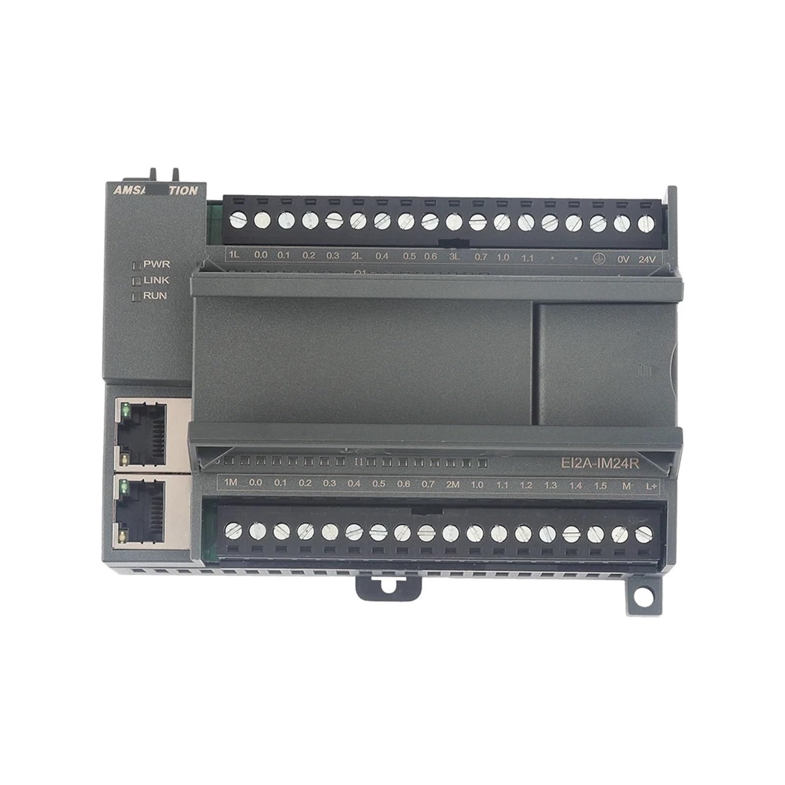EtherNet/IP to ProfiBus Module - EI2A-IM24R/EI2A-IM24TP - 14 Input & 14 Output Remote IO Converter with Dual Ethernet Ports | Industrial Automation & PLC Networking Solution