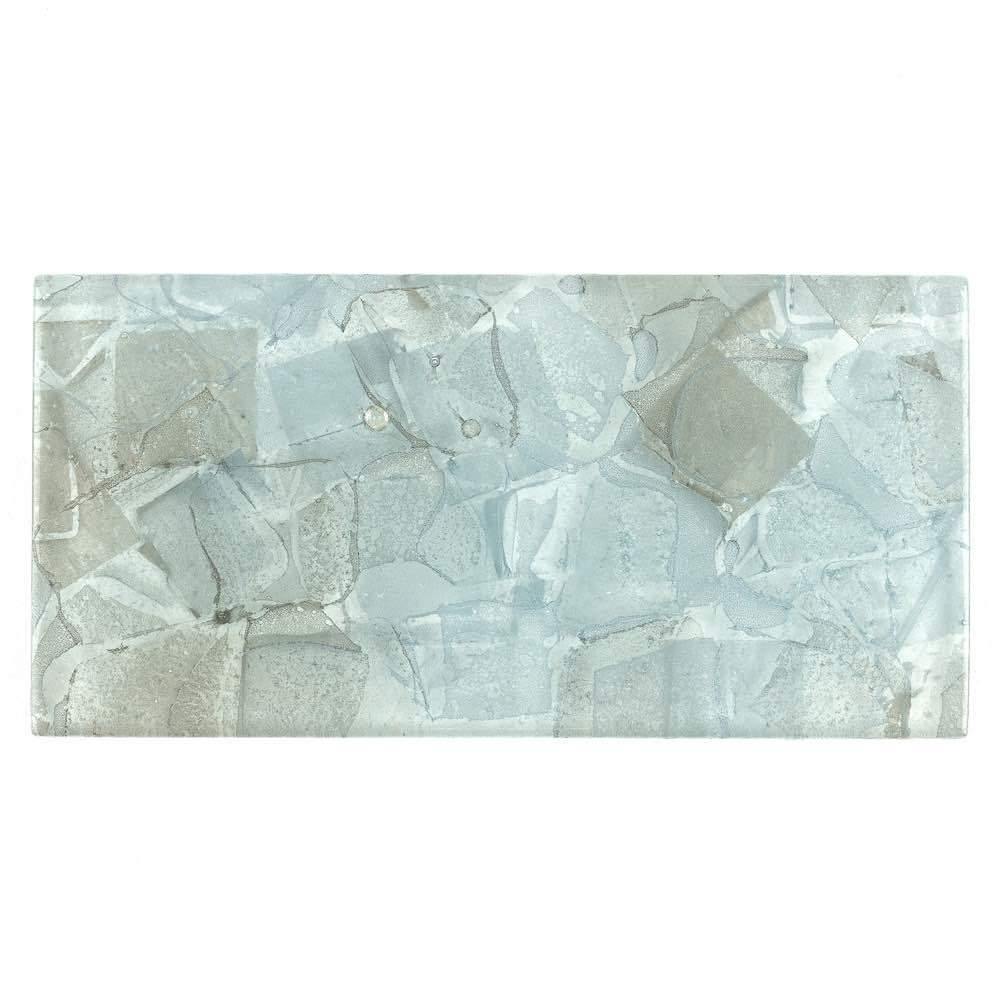 Aqua Blue 3x6 Inch Liquid Glass Subway Tile - Perfect for Kitchen Backsplash, Bathroom Walls & Modern Interior Design