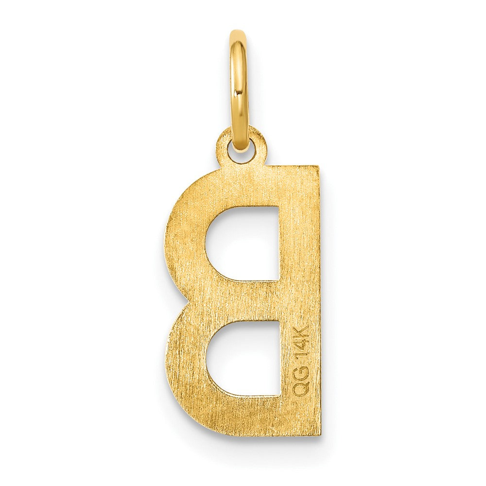 Gold Modern Letter B Initial Pendant Necklace - Elegant Personalized Jewelry Gift for Women - Perfect for Birthdays, Anniversaries & Special Occasions - Model XNA1336Y