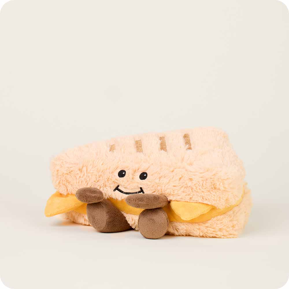 Grilled Cheese Warmies - Cozy Microwaveable Heating Pad for Stress Relief & Pain Relief - Perfect for Cold Days, Relaxation & Comfort at Home or Office
