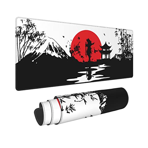 Black and Red Japanese Landscapes