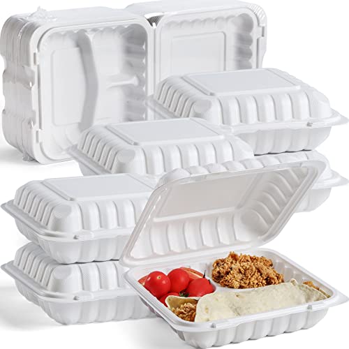8 inch White 3 section