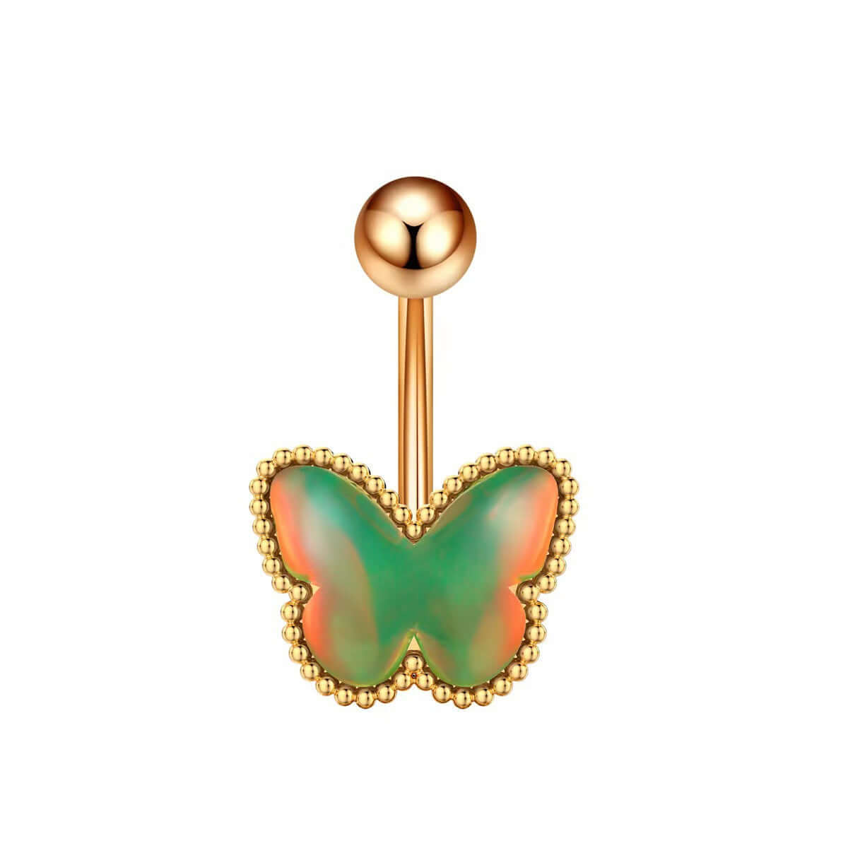 Glow in the Dark Belly Button Rings - Moon Star Design | Body Jewelry for Women | Perfect for Night Parties, Raves & Unique Fashion Looks