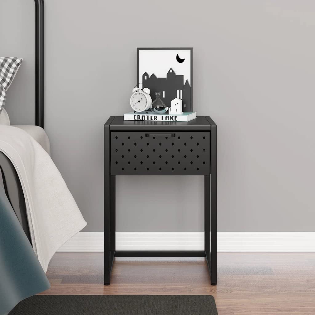 Modern Nightstand with Drawer - 15