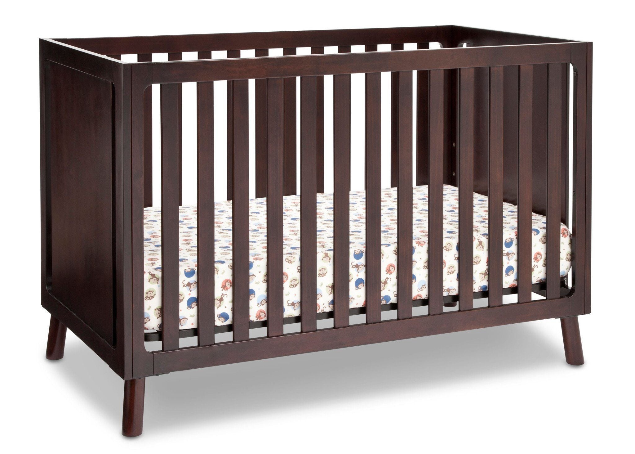 Manhattan 3-in-1 Convertible Baby Crib - Toddler Bed & Daybed - Modern Nursery Furniture for Newborns & Kids - Perfect for Small Spaces & Growing Families