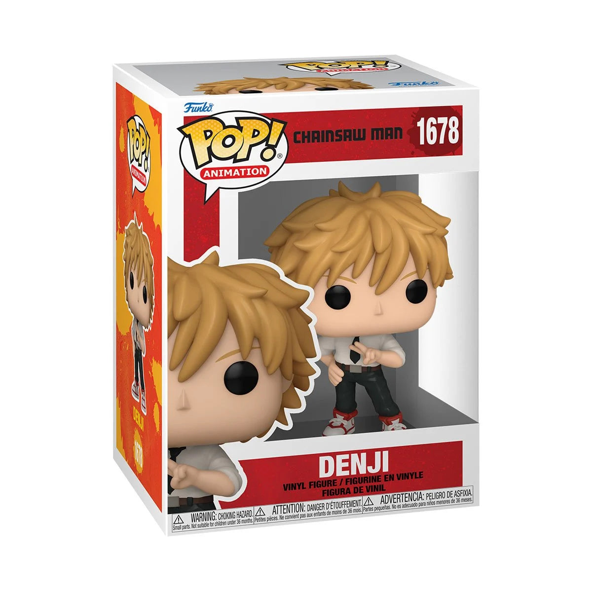 Chainsaw Man Denji Funko Pop! Vinyl Figure #1678 - Anime Collectible for Fans | Perfect for Display, Gifts & Anime Merch Collections