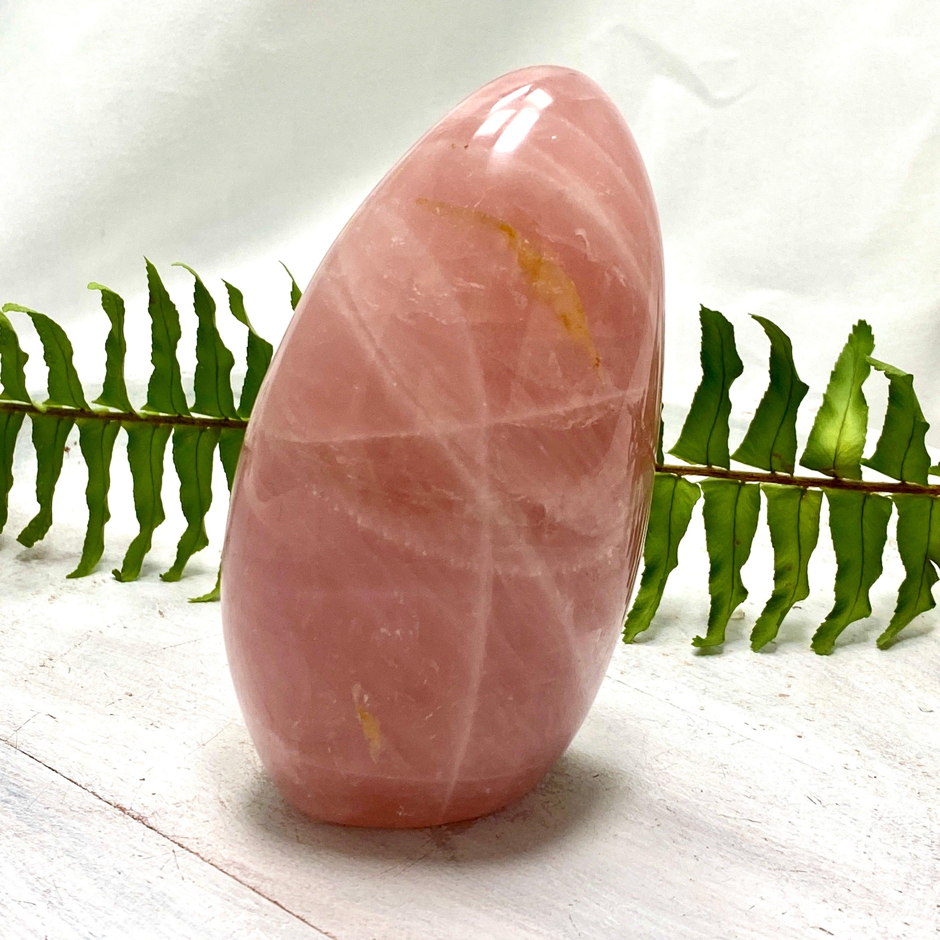 Natural Rose Quartz Freeform Stone - Healing Crystal for Love & Harmony - Home Decor, Meditation & Reiki Energy Work