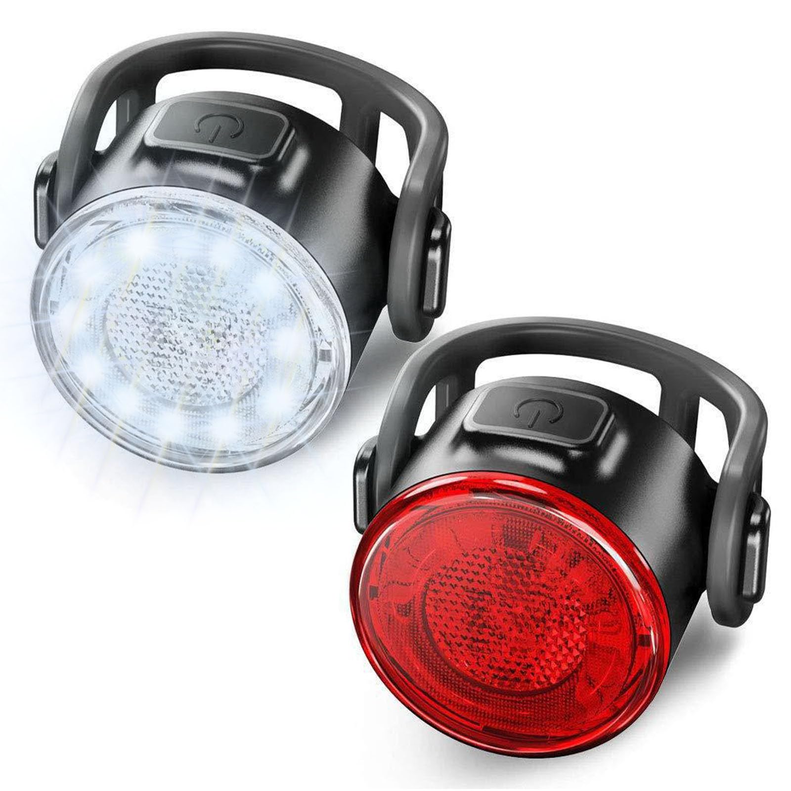 USB Rechargeable Bike Tail Light - High Visibility Rear Bicycle Safety Light for Night Riding, Cycling, and Commuting