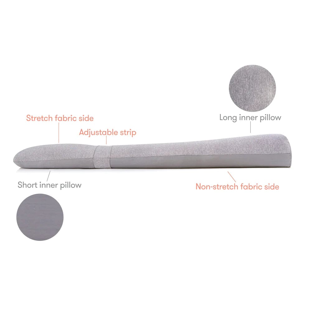 Frida Mom Adjustable Pregnancy Pillow for Back Pain Relief - Full Body Support Maternity Pillow for Side Sleepers, Comfortable & Breathable - Perfect for Pregnancy, Nursing & Postpartum Recovery