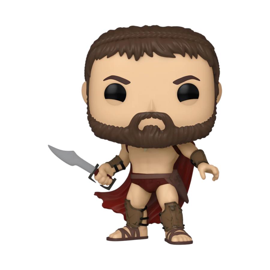Funko Pop! Vinyl Figure - Leonidas WB100 (300 Movie) - Collectible Spartan King Action Figure for Movie Fans & Collectors - Perfect for Display, Gifts, and Pop Culture Enthusiasts