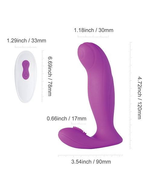 Allure Wearable G-Spot Vibrator with Clit Stimulator - Hands-Free Pleasure for Couples & Solo Play, Perfect for Date Nights & Self-Care Moments