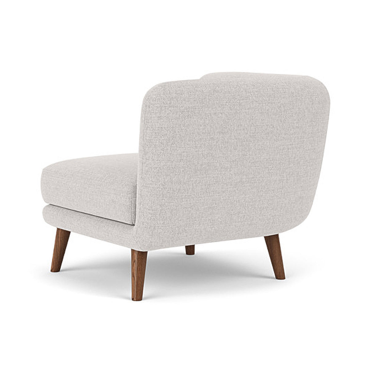 Alfred Fabric Right 1 Seater Modular Sofa - Modern Comfortable Single Chair for Living Room, Bedroom & Small Spaces