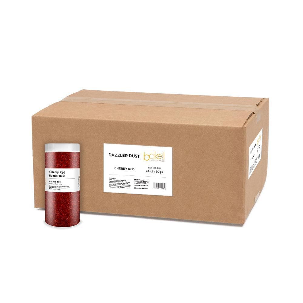 Cherry Red Dazzler Dust® - Premium Glitter Powder for Crafts, DIY, Nail Art & Cosmetics - Bulk Wholesale (1lb) - Perfect for Slime Making, Resin Art, Soap Decorations & Festival Body Paint