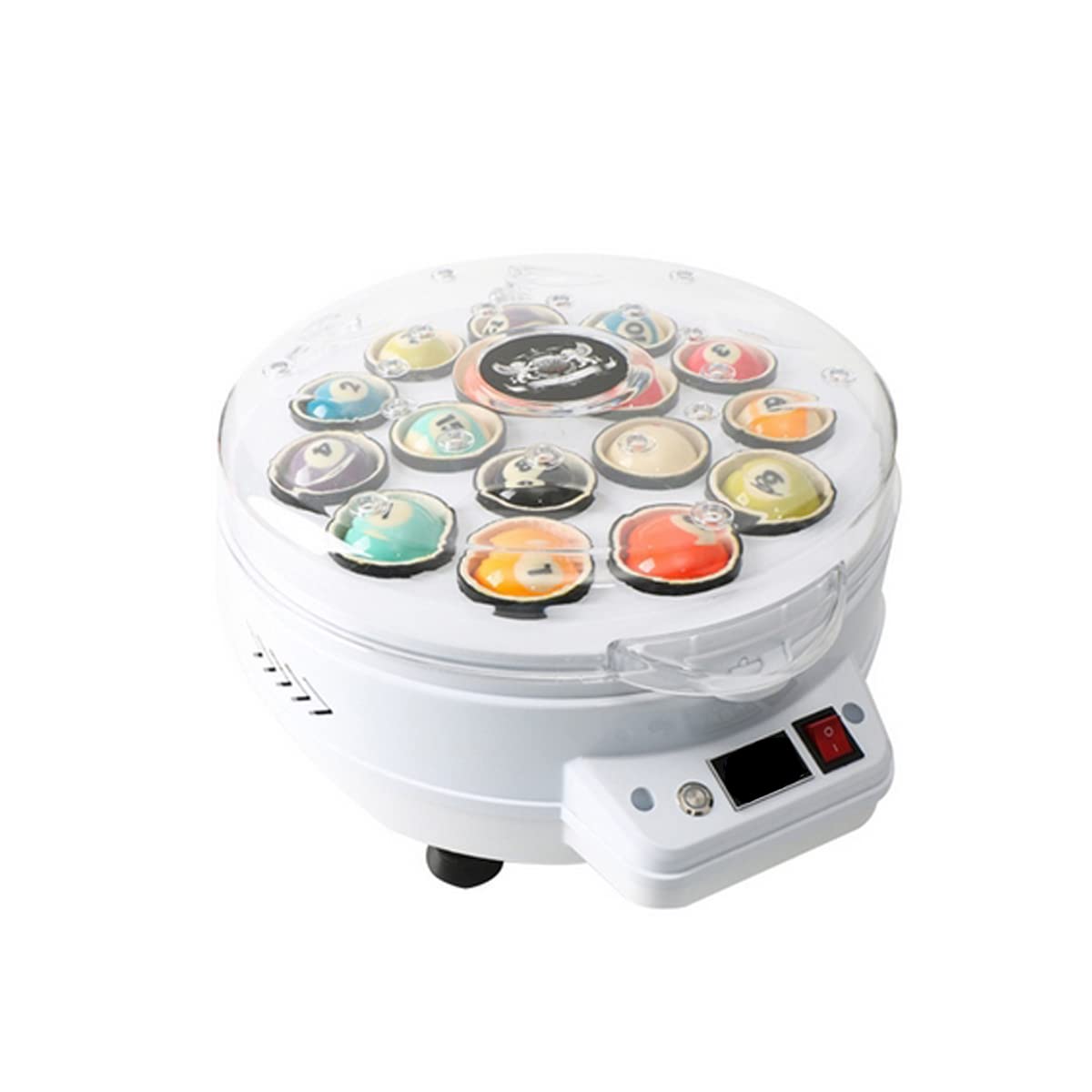 Automatic Pool Ball Polishing & Cleaning Machine for 16/22 Balls - 110V Billiard & Snooker Ball Cleaner | Perfect for Home Game Rooms, Bars, and Professional Pool Halls