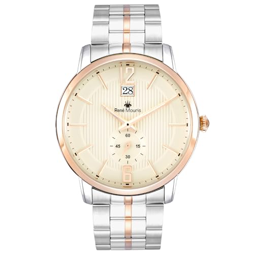 Ivory Dial - Rose Gold/Silver Case & Band - Rose Gold Applique
