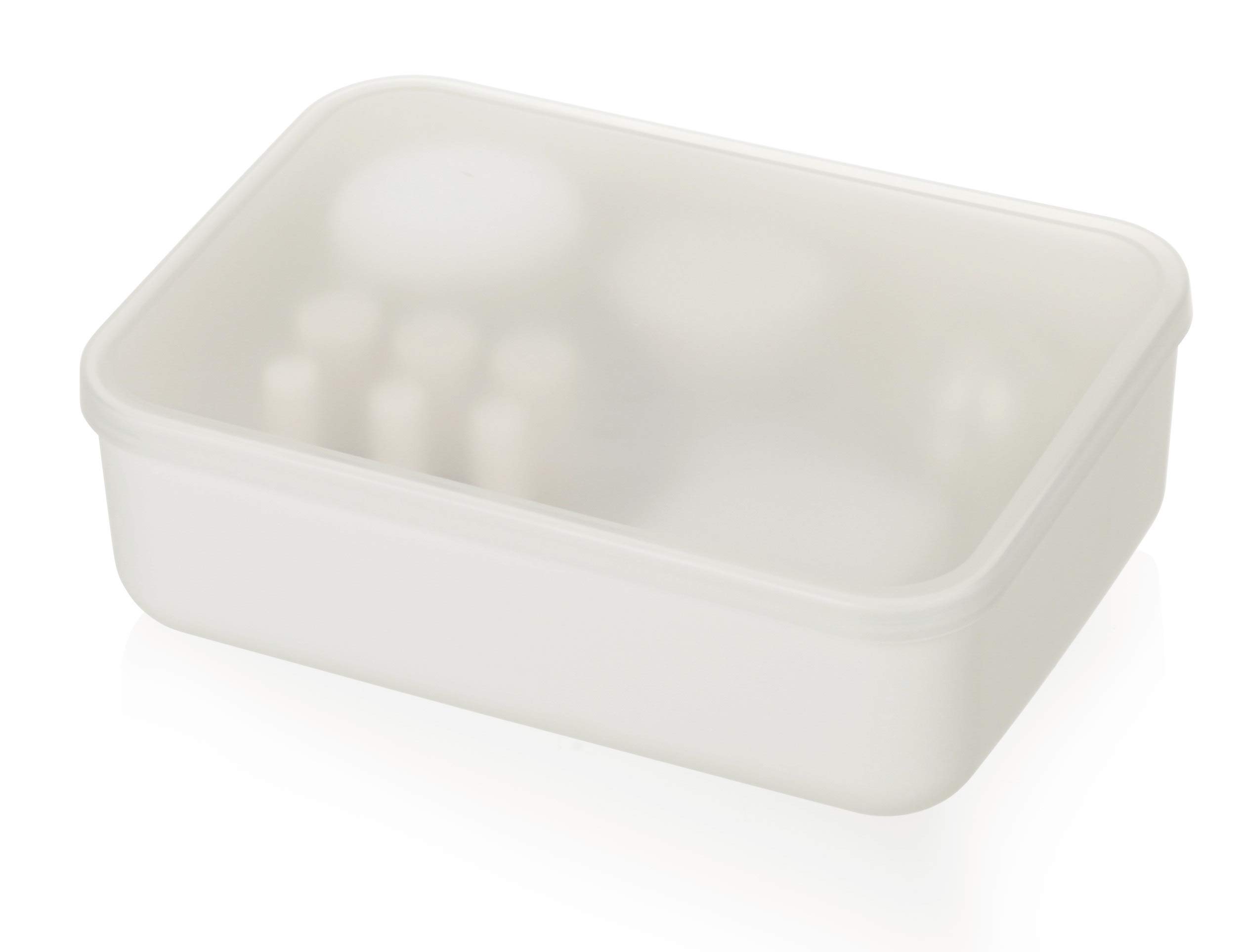 YBM Plastic Storage Bins with Lids - 10.25 x 7.25 x 3.25 Inch Small Organizer Boxes for Home, Office, Classroom & Playroom - Perfect for Drawers, Shelves, Closet & Desktop Organization (Set of 1) - Ideal for Toys, Crafts, Stationery & Household Items Storage