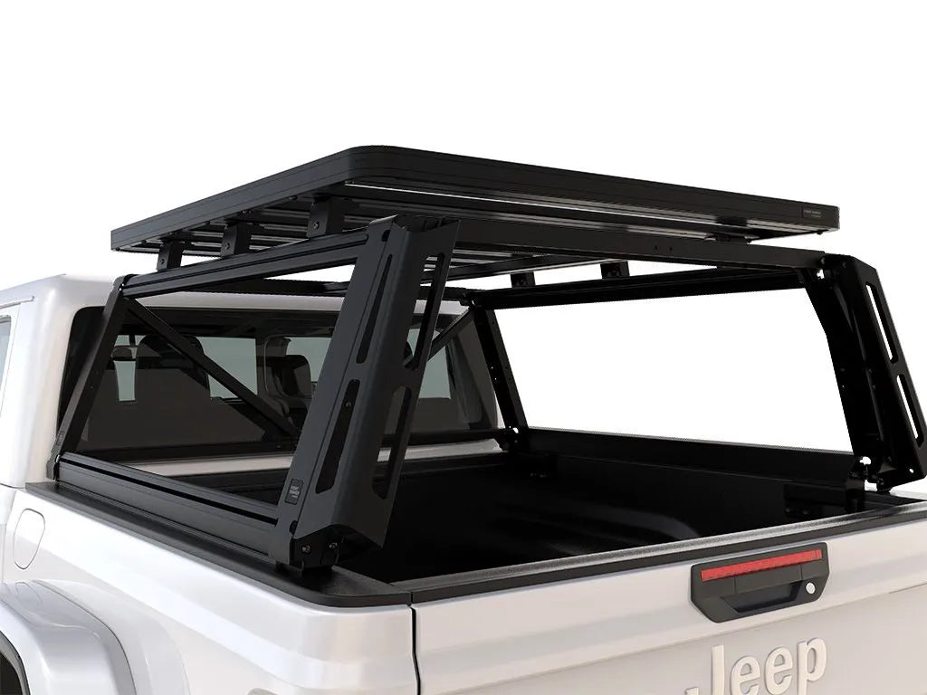 Jeep Gladiator JT Front Runner Outfitters Pro Bed Rack Kit - Heavy Duty Truck Bed Rack System for Off-Road Adventures & Overlanding Gear Storage