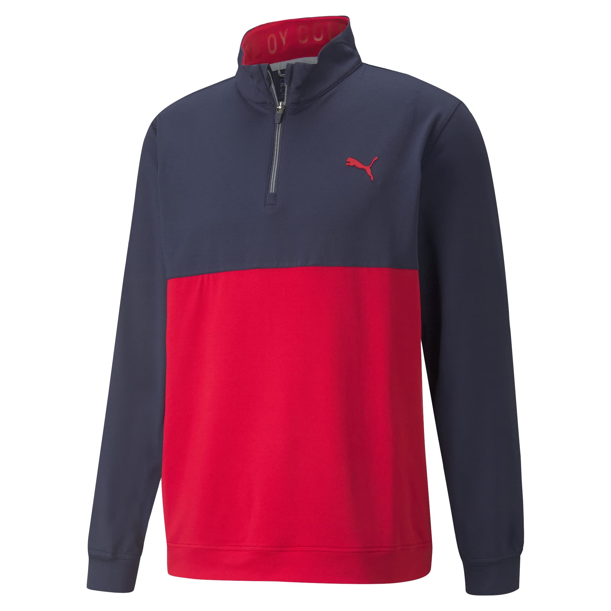 PUMA GOLF Men's Gamer Colorblock 1/4 Zip Pullover - Lightweight Performance Golf Shirt for Men - Perfect for Golfing, Casual Wear & Outdoor Activities