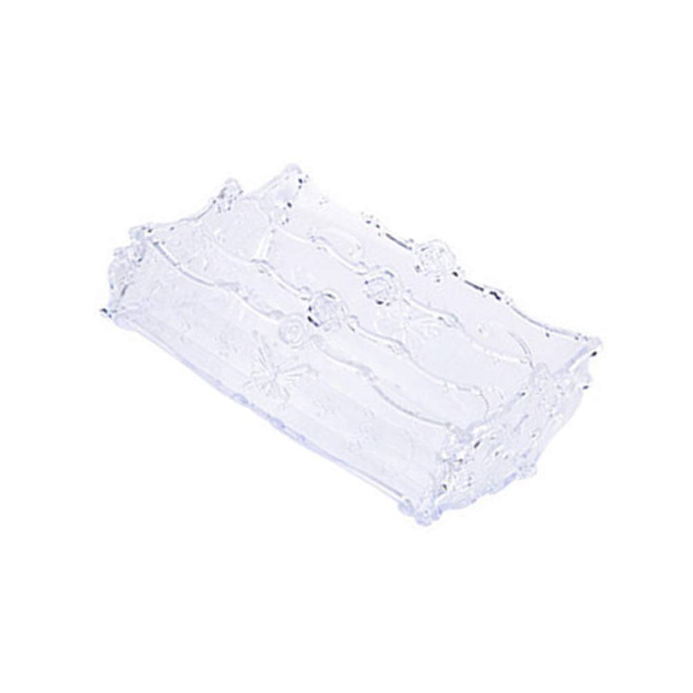 NUOBESTY Clear Acrylic Desktop Organizer - Cosmetic & Jewelry Storage Case for Lipstick, Makeup Palette - Perfect for Vanity, Bathroom & Office Organization