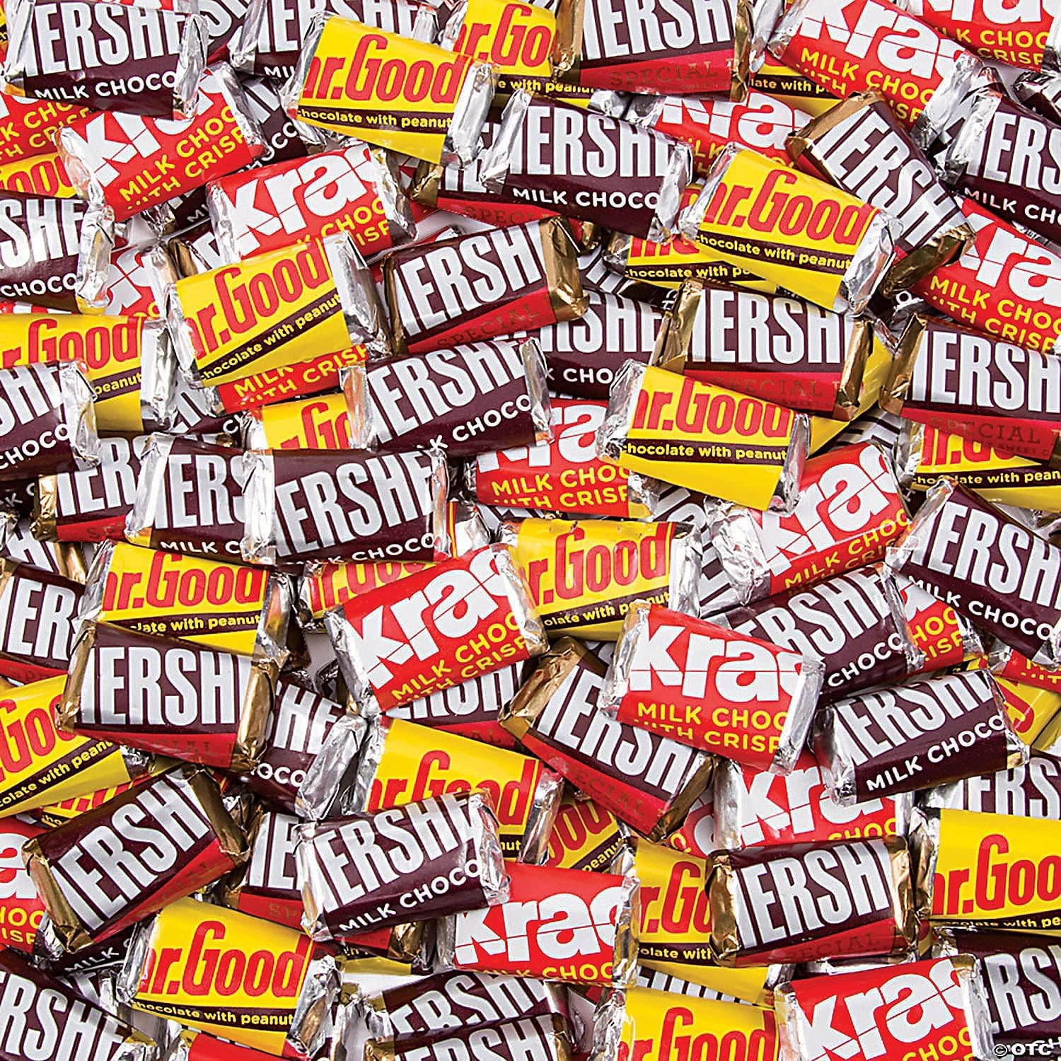 Hershey Assorted Chocolate Miniatures - 35 Piece Variety Pack with Milk Chocolate, Special Dark, Krackel & Mr. Goodbar | Bulk Candy for Parties, Office Snacks & Gift Baskets