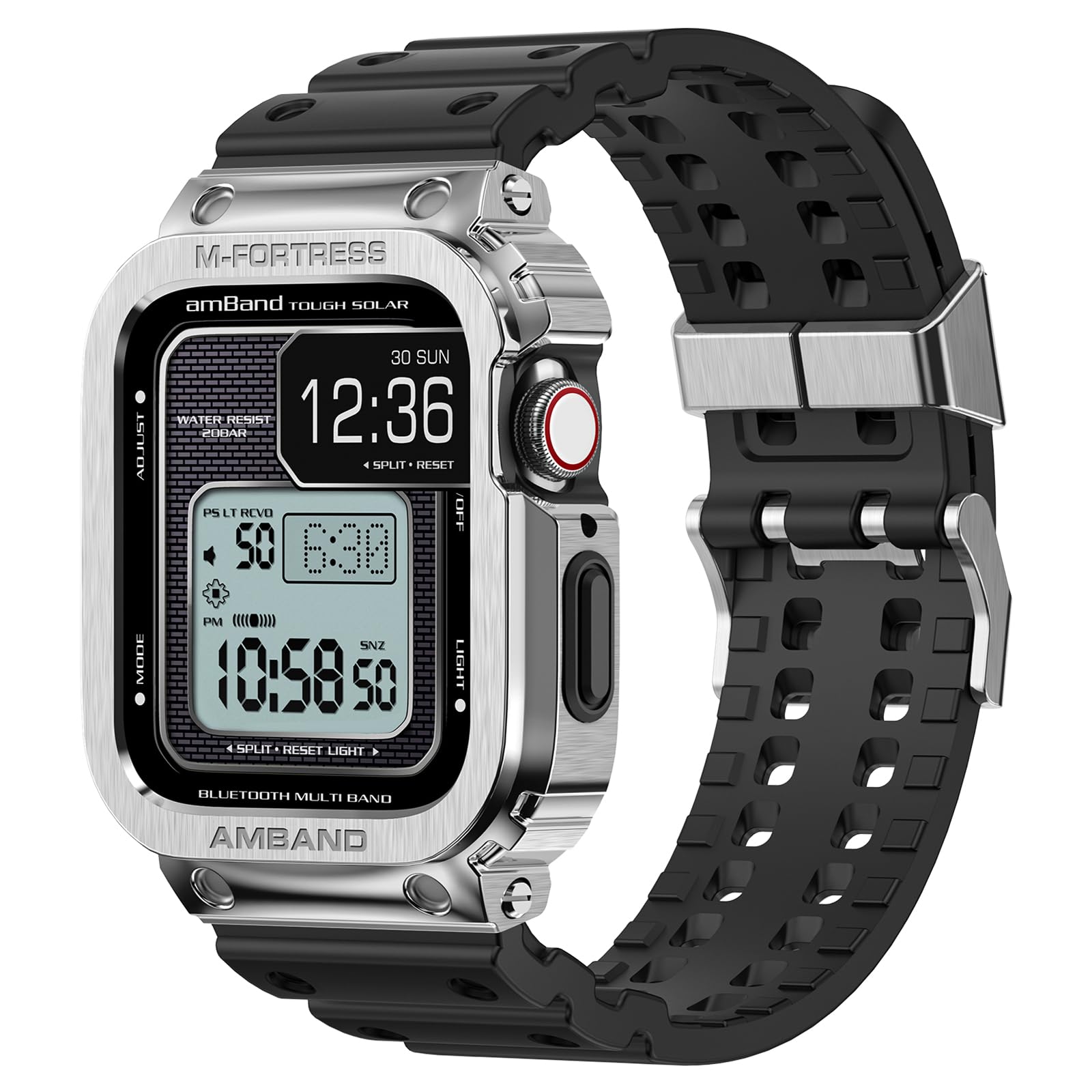 Premium amBand Bands Case for Apple Watch 44mm - Durable Protective Cover for iWatch Series 6/5/4/SE - Perfect for Workouts, Running & Outdoor Activities