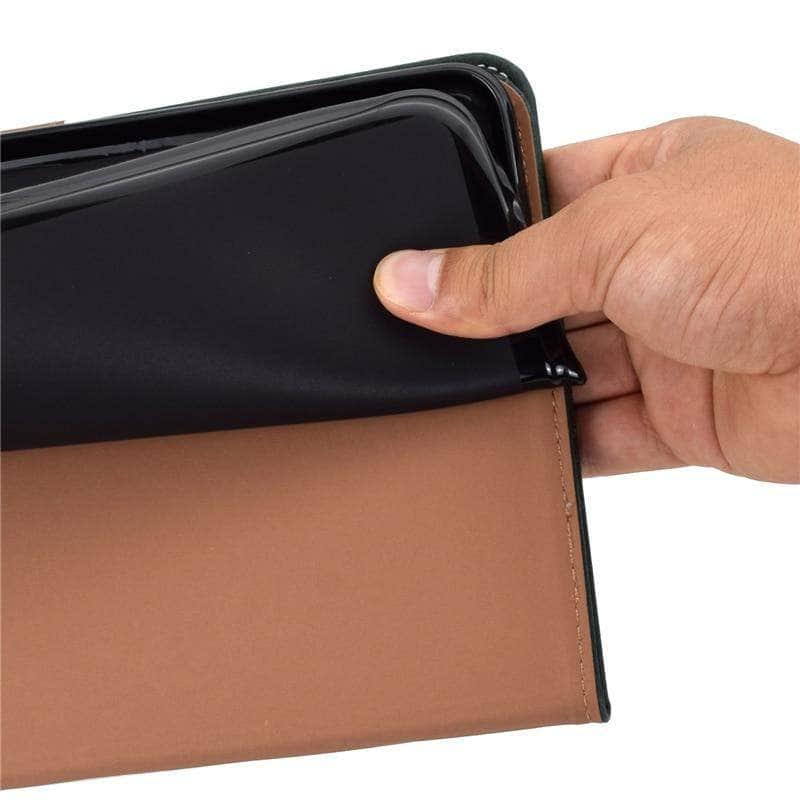 Samsung Galaxy Tab A7 Lite T220 T225 Case - Premium Matte Leather Cover with Stand for Business & Travel - Protective Sleeve for 8.7 Inch Tablet (2021 Model) - Perfect for Office, Commuting & Home Use