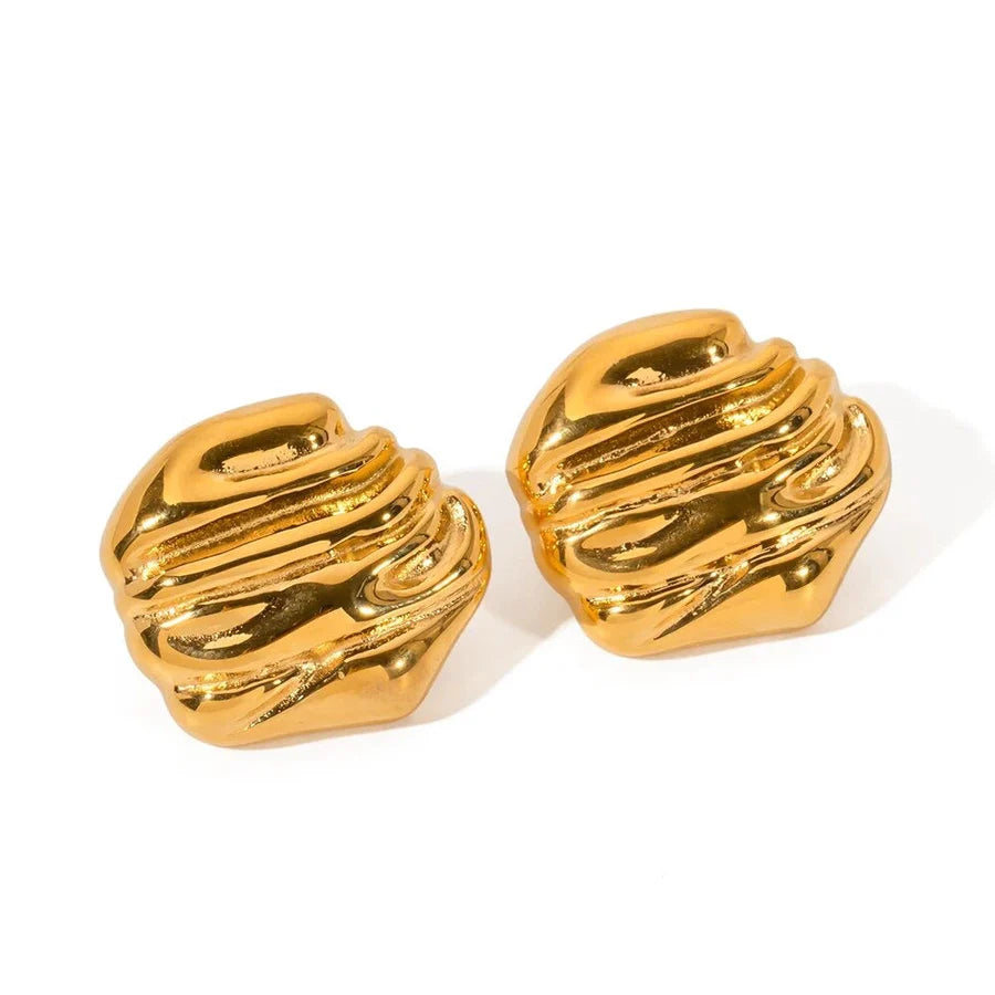 Midnight River Gold Earrings for Women - Elegant Dangle Drop Jewelry for Party, Wedding & Evening Wear