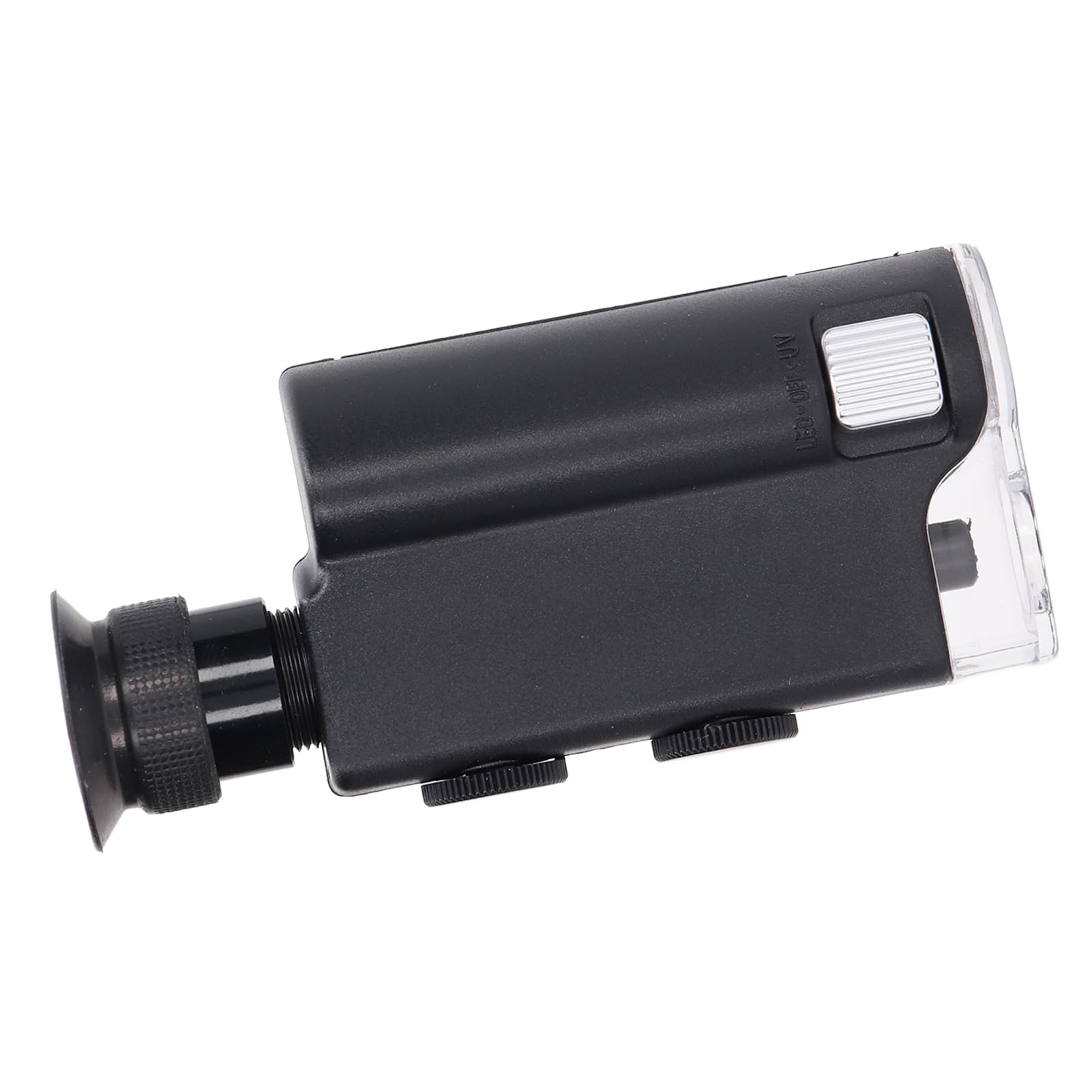 200X-240X Portable Handheld Microscope with UV Light - Pocket Mini Magnifier for Jewelry Appraisal, Coin Collecting & Science Exploration (Ideal for Jade, Gemstones & Hobbyists)