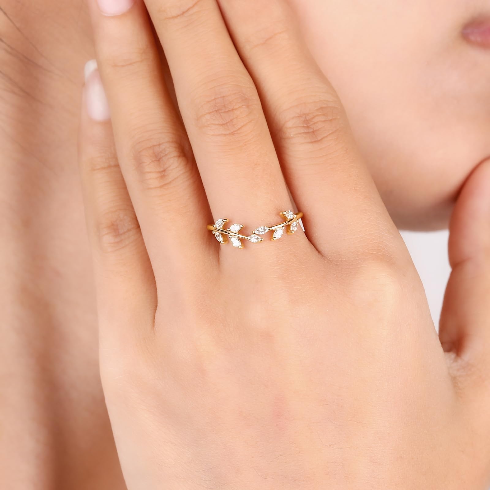 925 Sterling Silver Moissanite Engagement Rings for Women - Marquise Cut Wedding Bands & Promise Rings (Size 3-10) - Perfect for Proposals, Anniversaries & Romantic Gifts