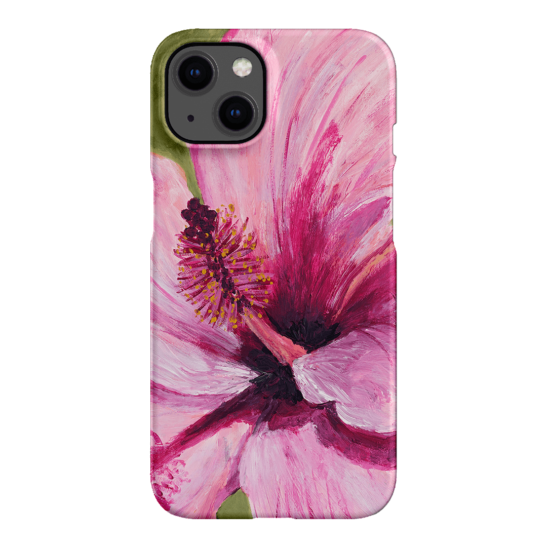 Premium Hibiscus Floral Phone Case - Trendy Protective Cover for iPhone & Samsung - Perfect for Summer, Vacations & Boho Style Lovers