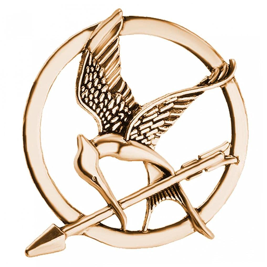 The Hunger Games Mockingjay Pin Brooch - Novelty Collectible Badge for Clothes, Bags & Cosplay | Perfect for Fans, Gifts & Costume Accessories