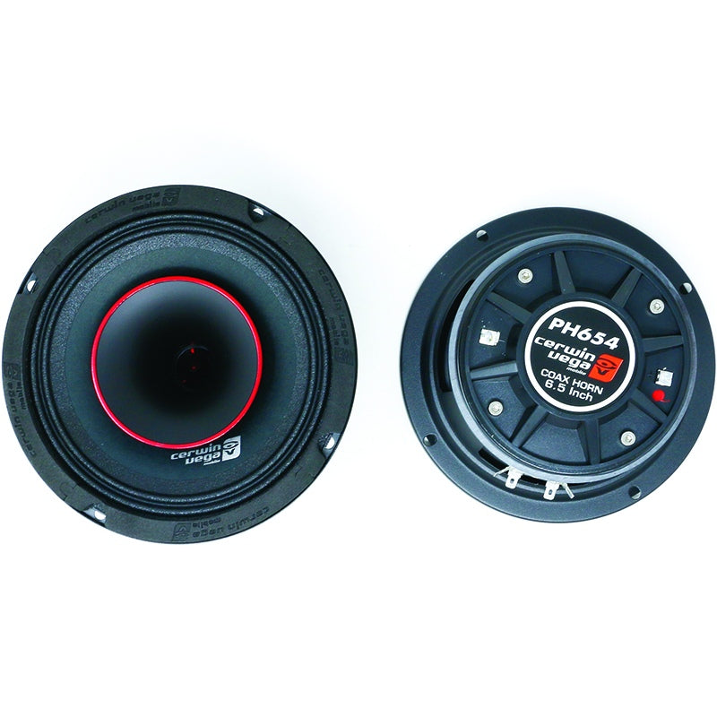 Cerwin Vega PH 654 6.5 Inch PRO Full Range Coaxial Horn Speaker - High Performance Audio for Home Theater, DJ Setup & Live Music Events