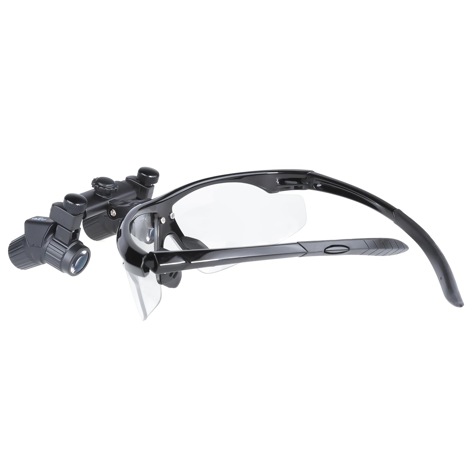 4.0X Magnifying Glasses with 450mm Adjustable Working Distance & Bendable Head - Ergonomic Binocular Loupes for Jewelry Making, Watch Repair & Electronics Soldering