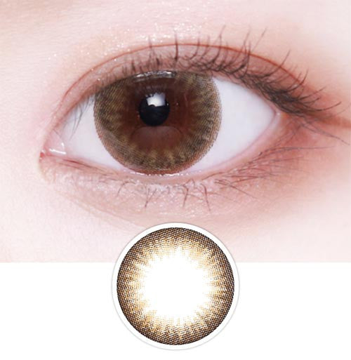 Sydney Brown 10-Piece Daily Contact Lenses - Comfortable & Breathable for All-Day Wear (Perfect for Work, School & Outdoor Activities)