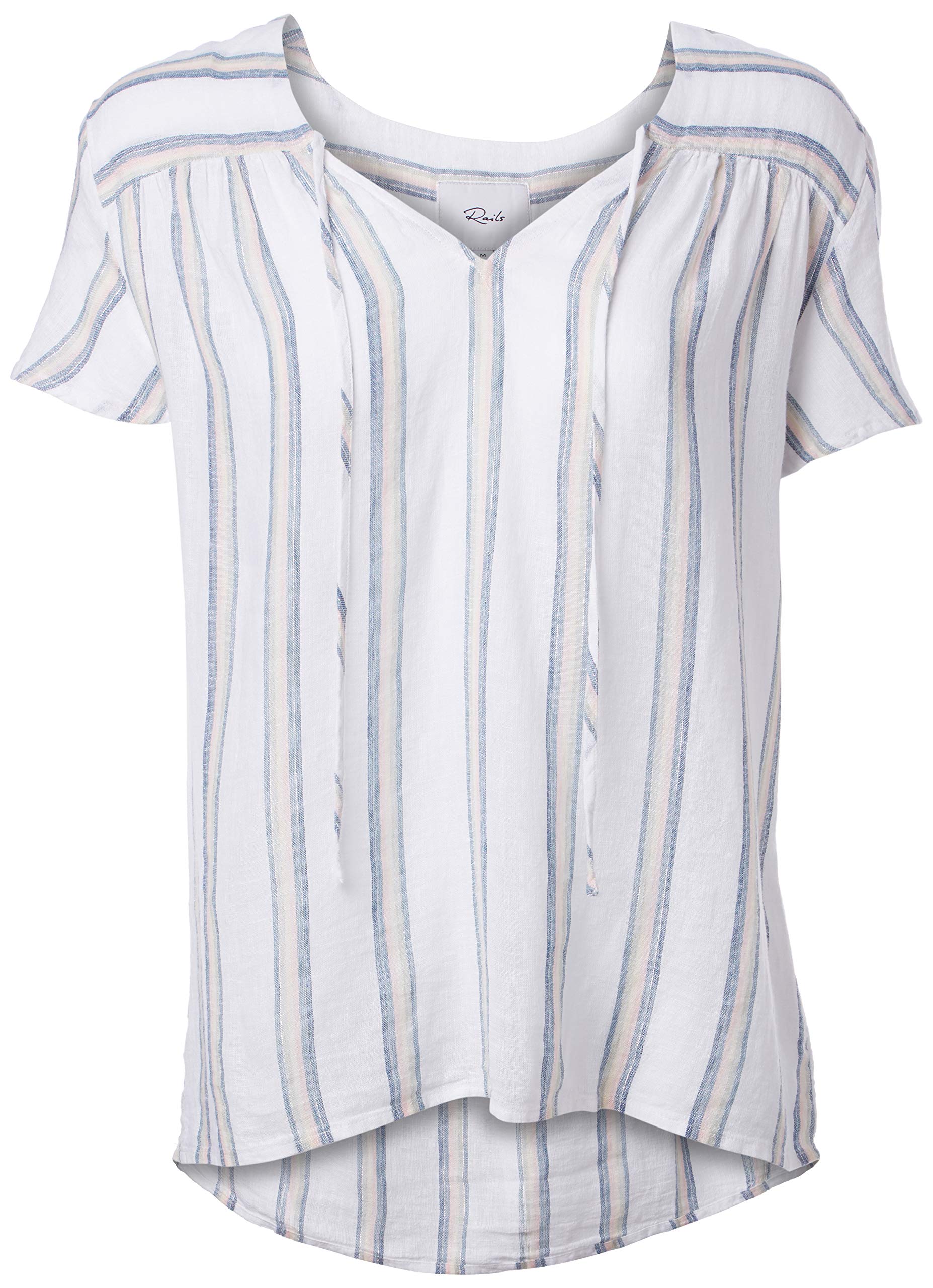 Rails Women's Short Sleeve T-Shirt - Soft Cotton Casual Top for Everyday Wear | Perfect for Work, Weekend & Travel Outfits