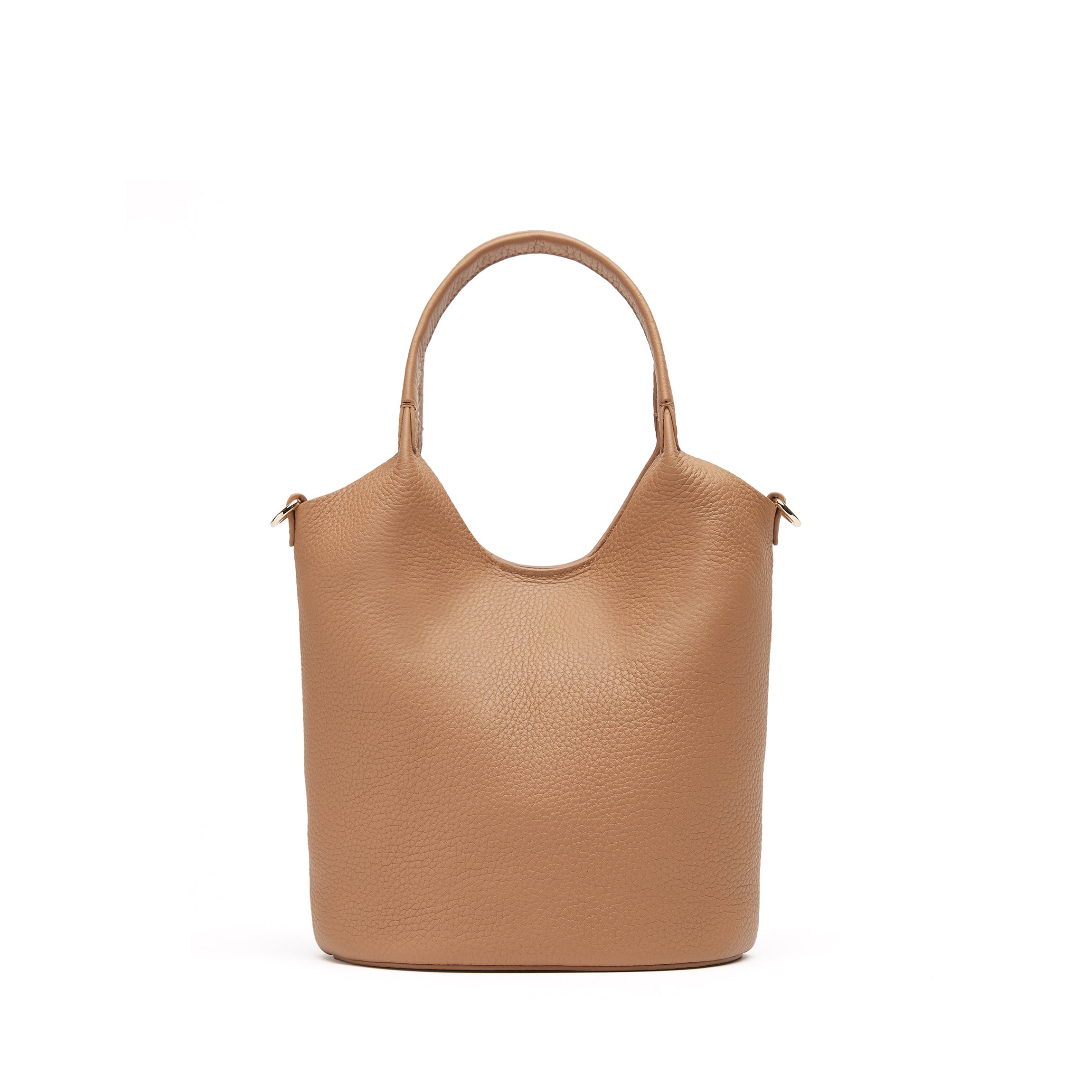Mia Small Bucket Tote Bag in Camel Color - Stylish & Spacious Handbag for Women | Perfect for Work, Travel & Everyday Use