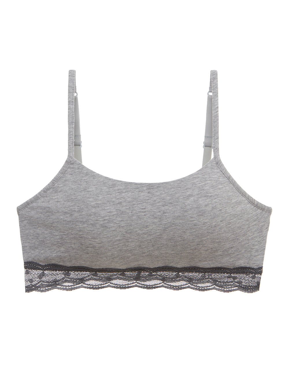 Avi Cotton Scoop Neck Bralette for Girls - Soft Comfortable Tween Training Bra - Perfect for School, Sports & Everyday Wear
