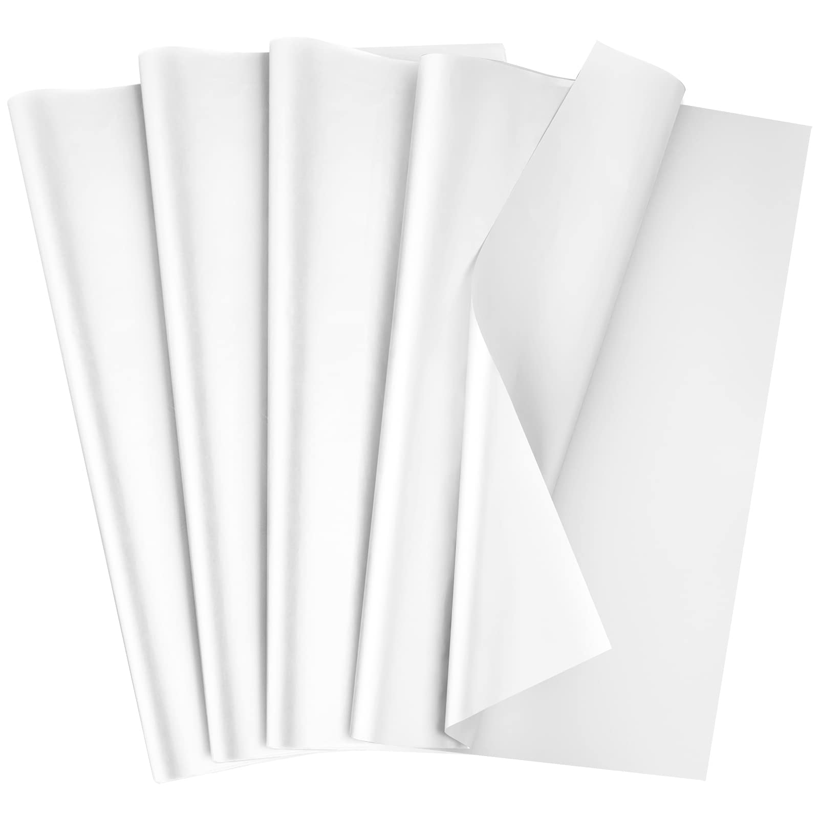 Premium White Tissue Paper Bulk Pack - 80 Sheets (14x20 Inch) for Gift Wrapping, DIY Crafts, Party Decorations | Perfect for Birthday, Graduation, Wedding Favors & Gift Bag Filler