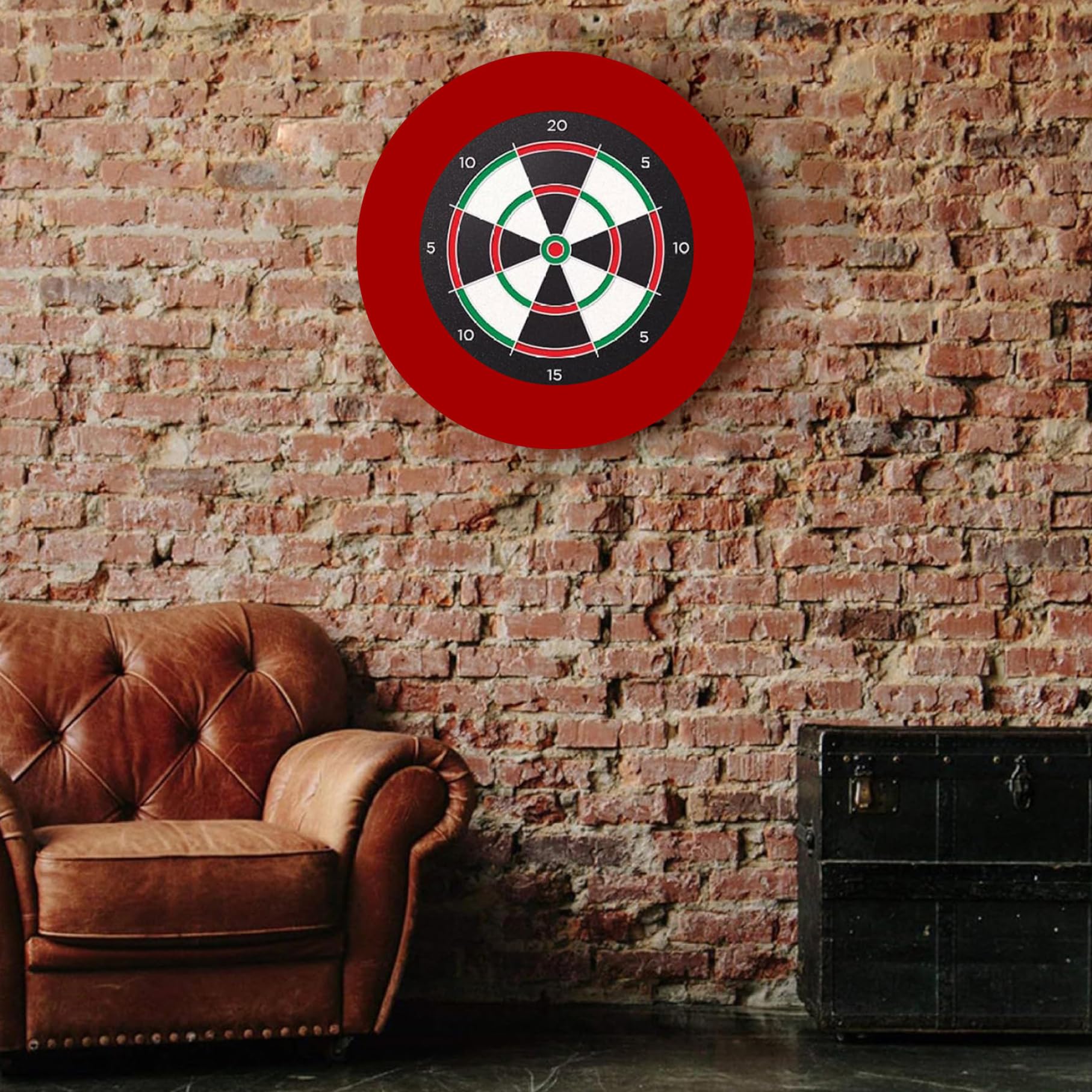 EVA Wall Protector - Wrap Around Protective Board for Home, Club & Bar - Red Standard Back Panel - Durable & Safe for Kids, Pets & High Traffic Areas