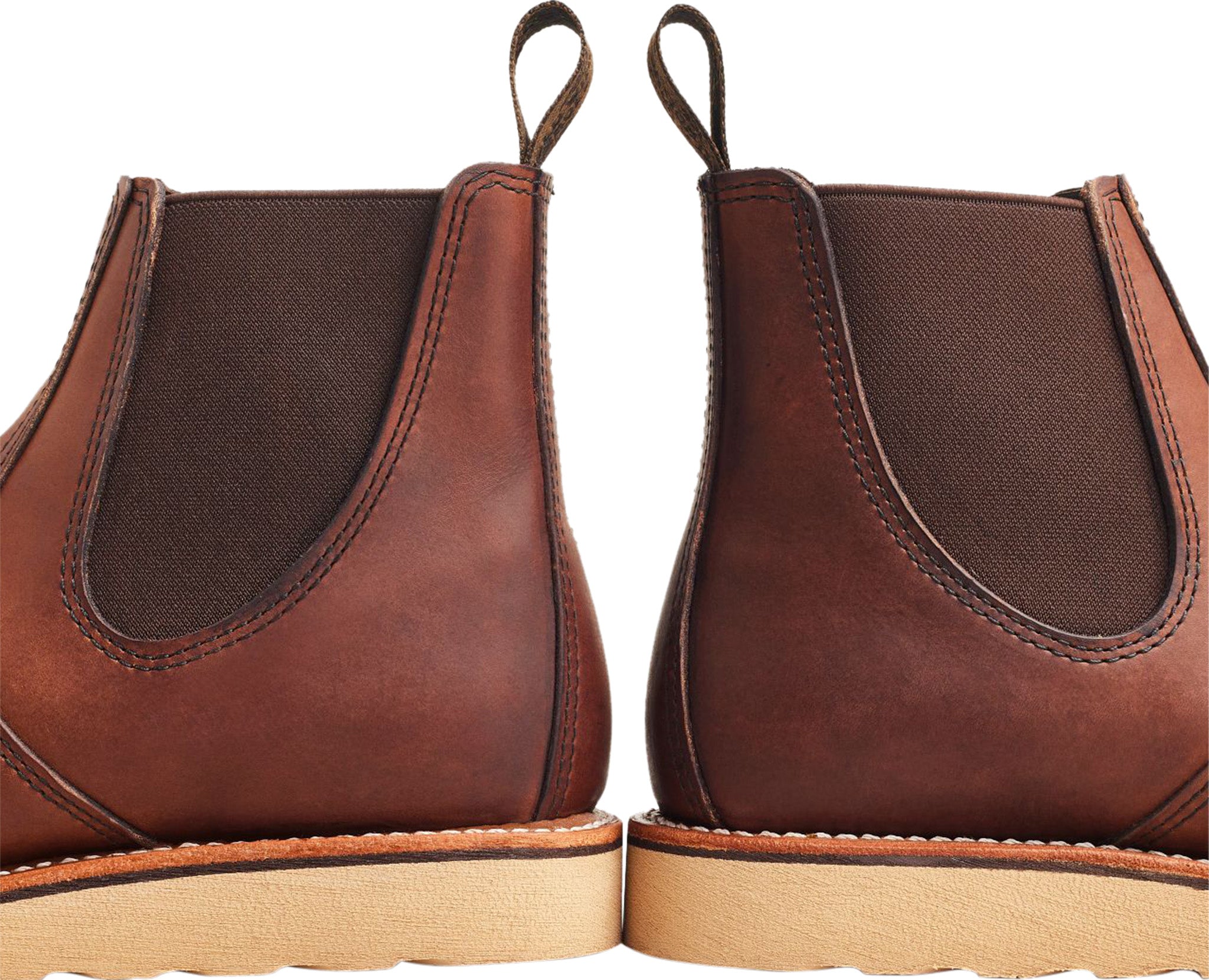 Men's 3190 Classic Chelsea Amber Harness Boots - Waterproof Leather Work Boots for Outdoor, Hiking & Casual Wear