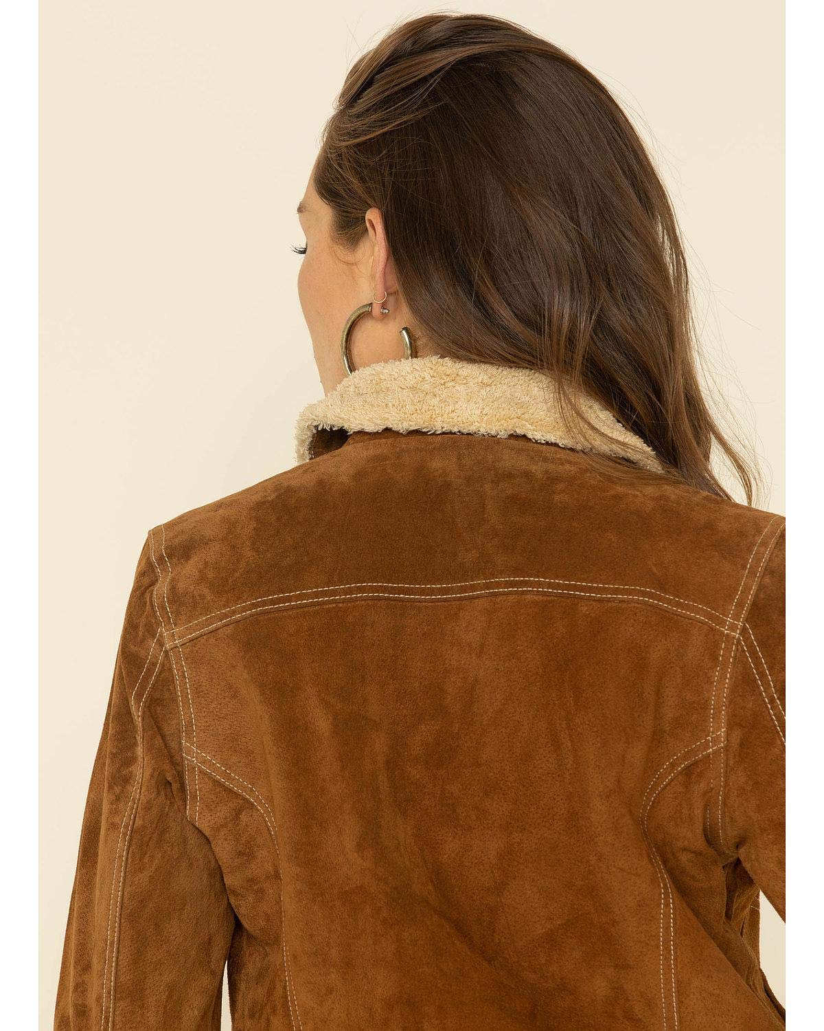 Women's Black Boar Suede Denim Jacket - Stylish Vintage Biker Jean Coat for Casual Outfits & Fall Fashion