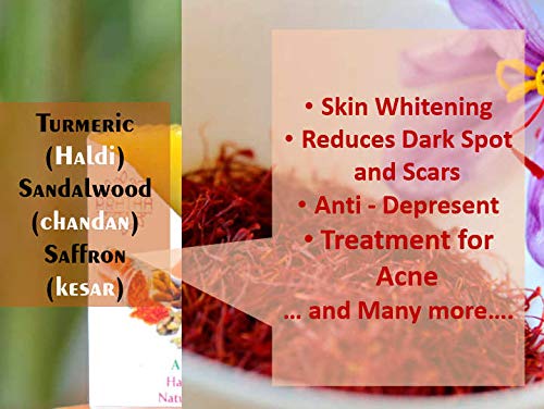 PRATHA Handmade Natural Cold Process Soap with Turmeric, Sandalwood & Saffron - Ayurvedic Beauty Bar for Glowing Skin - Pack of 2 - Perfect for Daily Skincare Routine & Spa Treatments