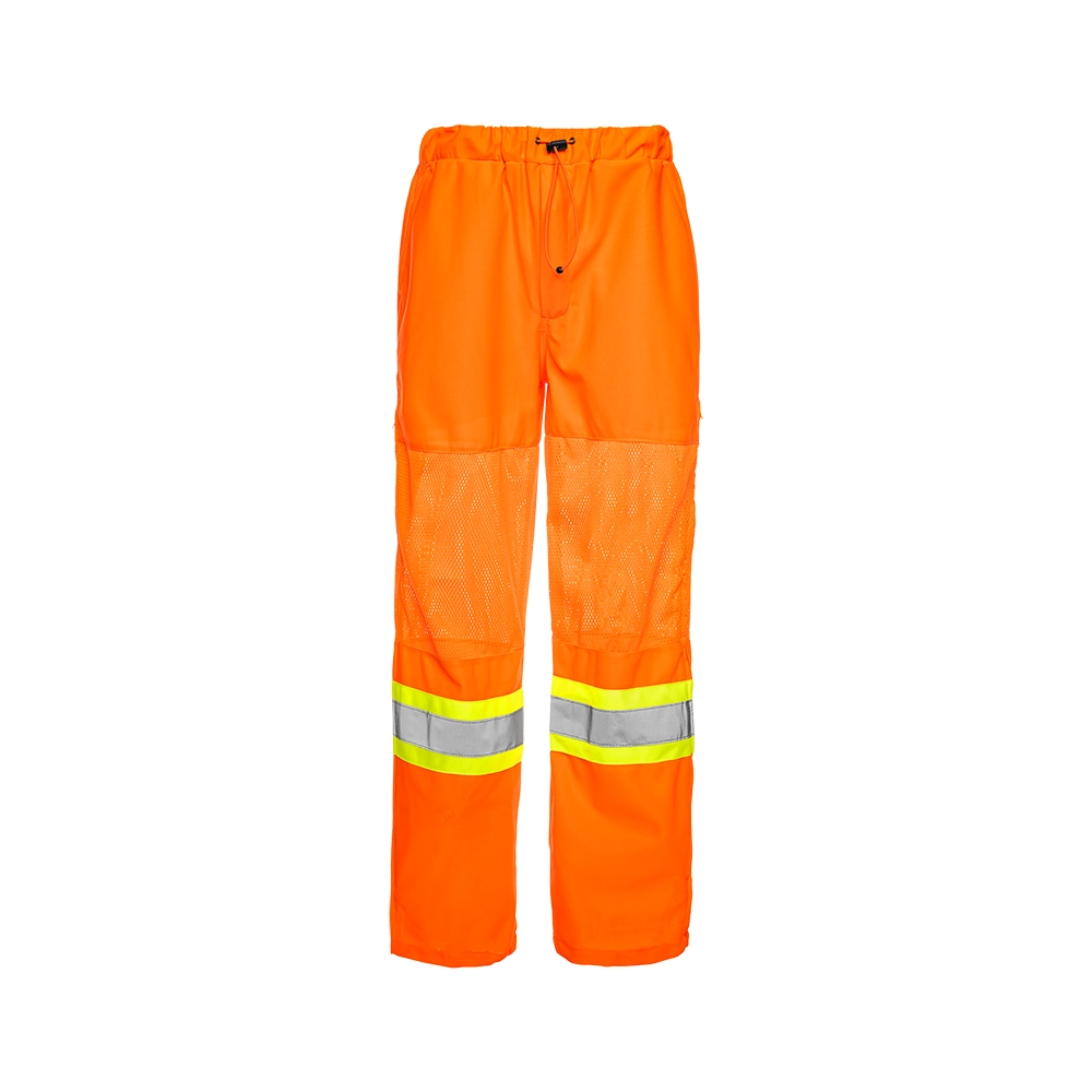 High Visibility Traffic Mesh Pants - Ground Force TB01 - Reflective Work Pants for Construction, Road Workers & Safety Professionals
