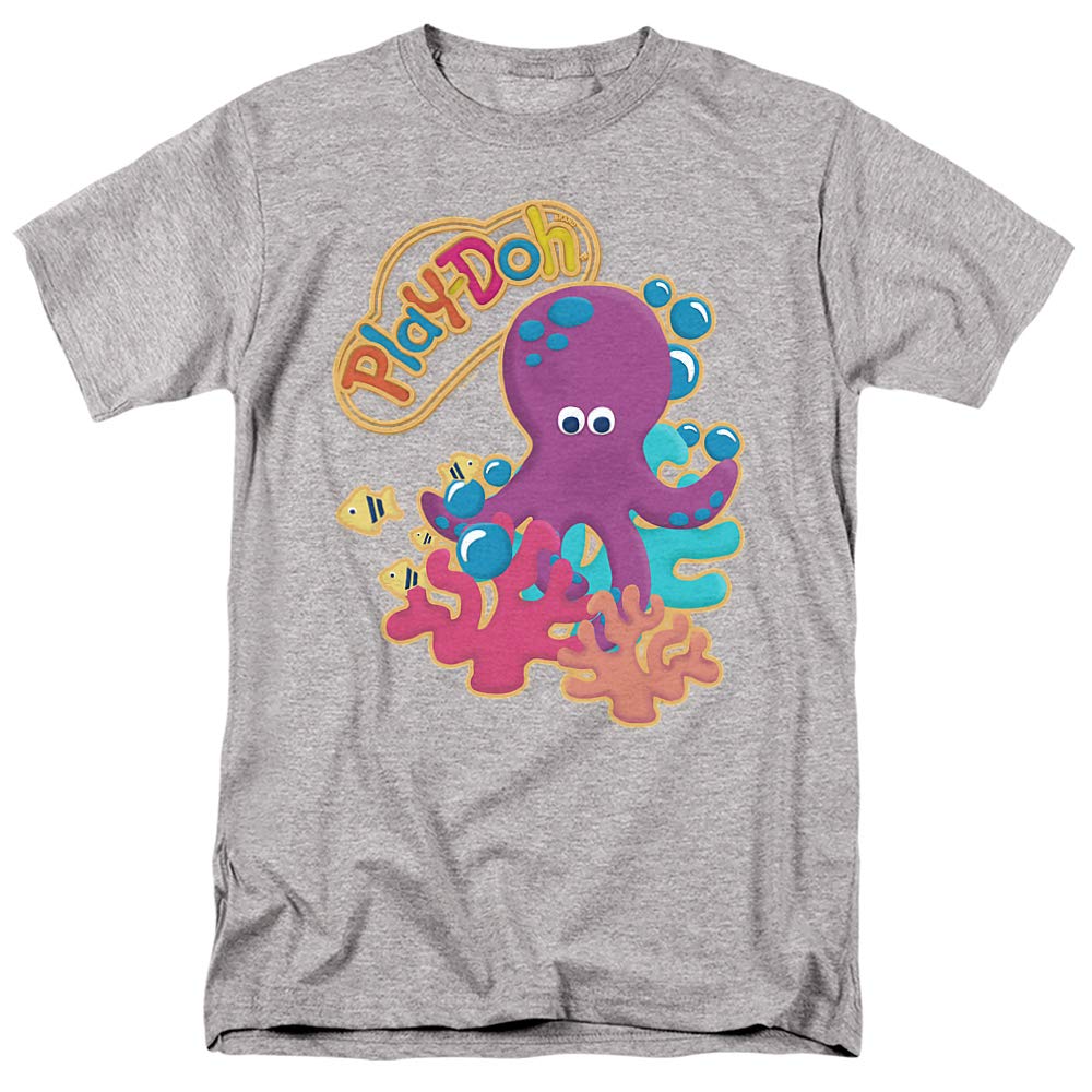 Play Doh Under The Sea Graphic T-Shirt for Men & Women | Fun Casual Cotton Tee for Beach Outings & Summer Vacations