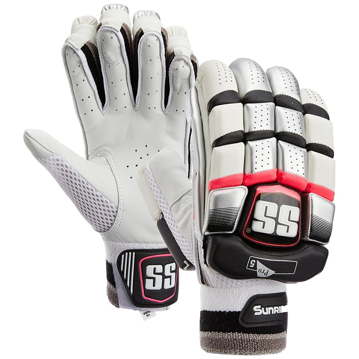 Premium SS Players SMU Cricket Batting Gloves - Lightweight & Durable for Professional & Amateur Players - Perfect for Practice, Matches & Training Sessions