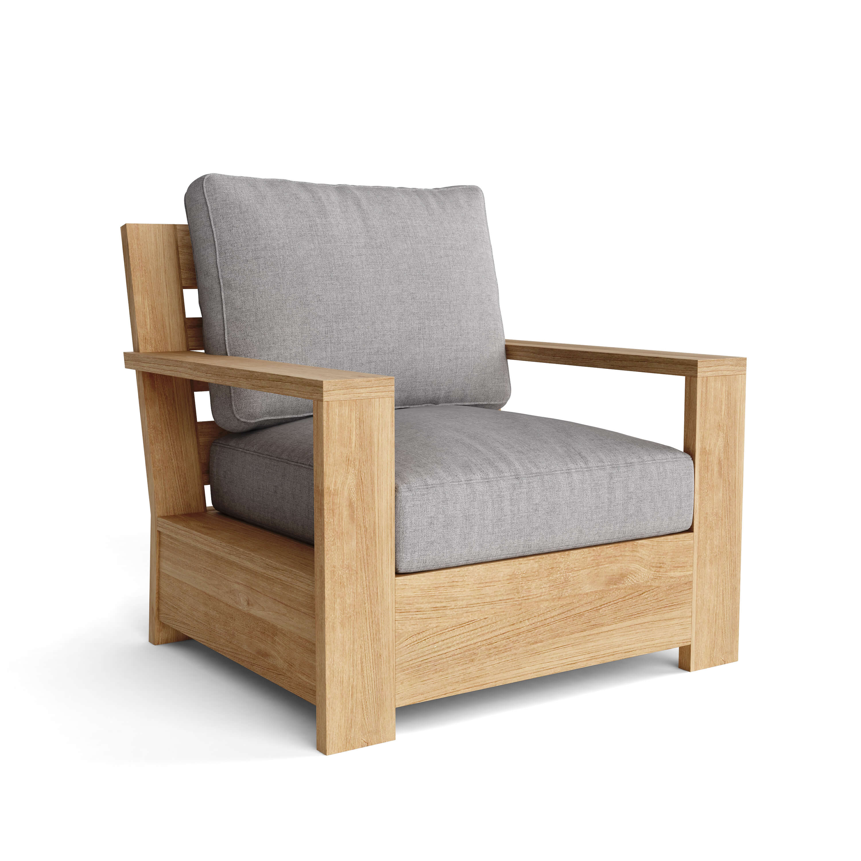 Madera Deep Seating Armchair - Comfortable Outdoor Lounge Chair with Cushion, Weather-Resistant Patio Furniture for Garden, Poolside & Backyard Relaxation