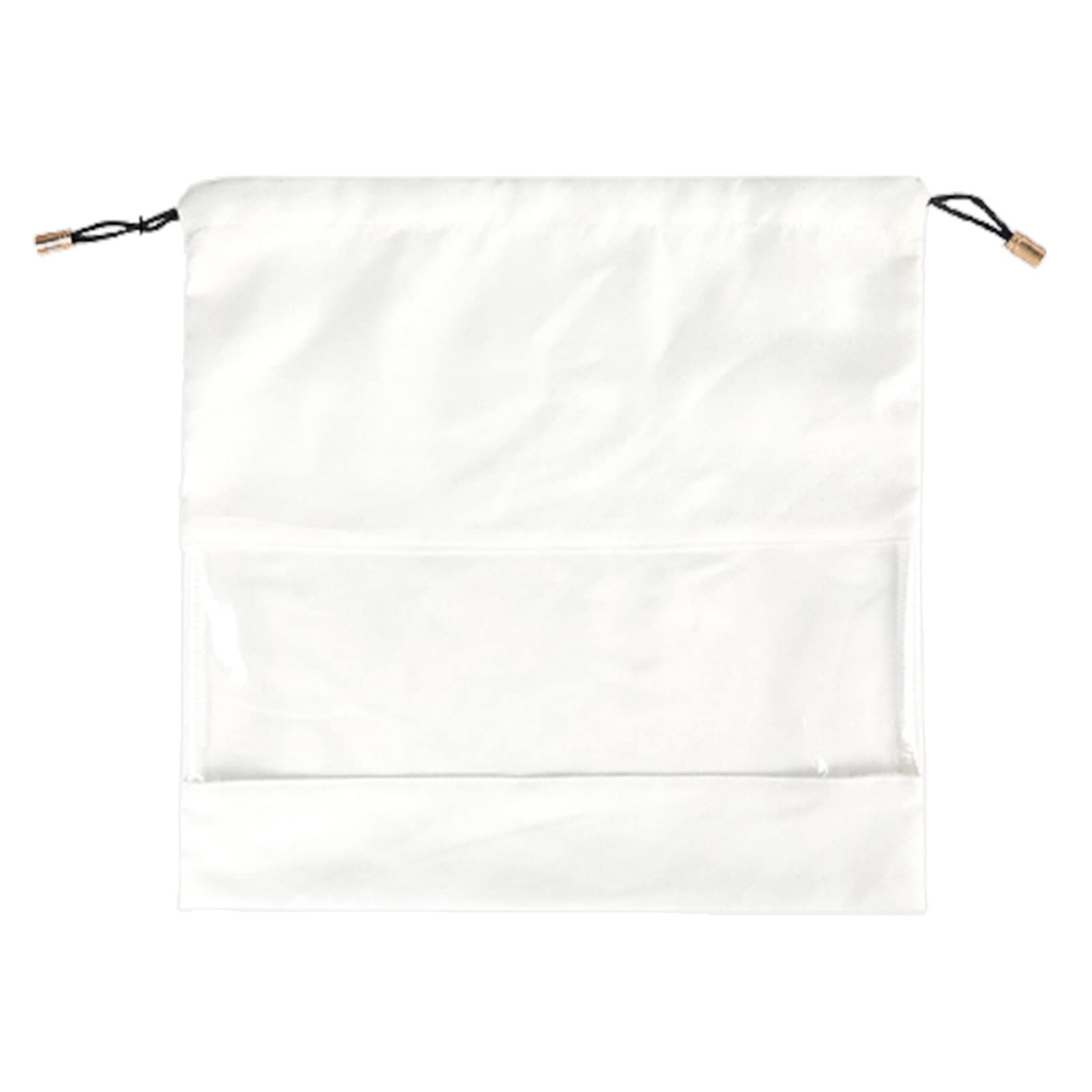 US Storage Holder & Dustproof Faux Suede Clothes Pouch - Portable Transparent Garment Bag for Home Organization | Wardrobe Storage Solution for Travel & Seasonal Clothing