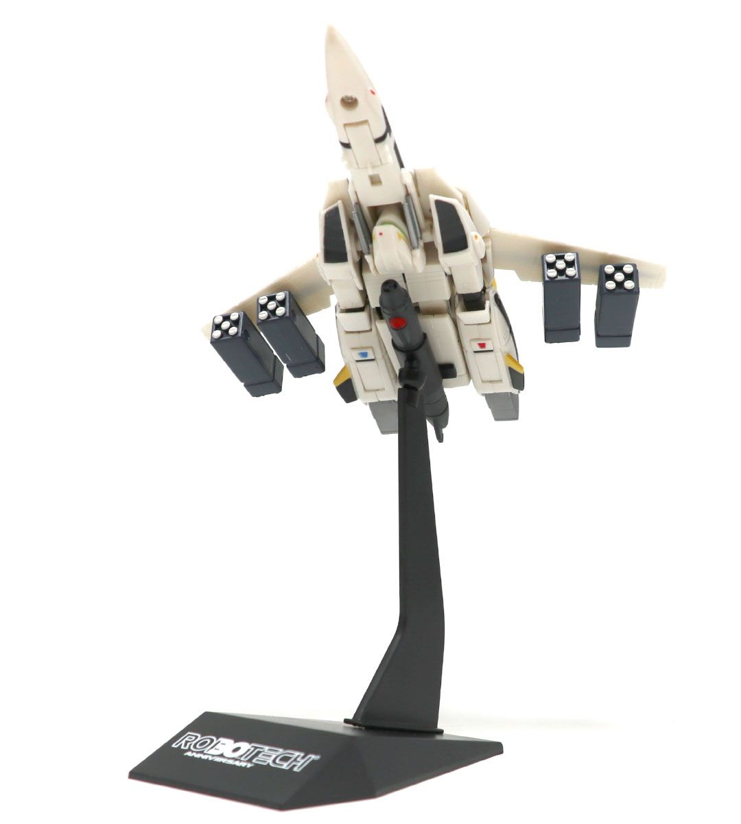 1/100 Scale Roy Fokker's VF-1S Veritech Fighter Model Kit - Robotech Collectible for Anime Fans & Model Builders - Perfect for Display, Gifts & Sci-Fi Collections