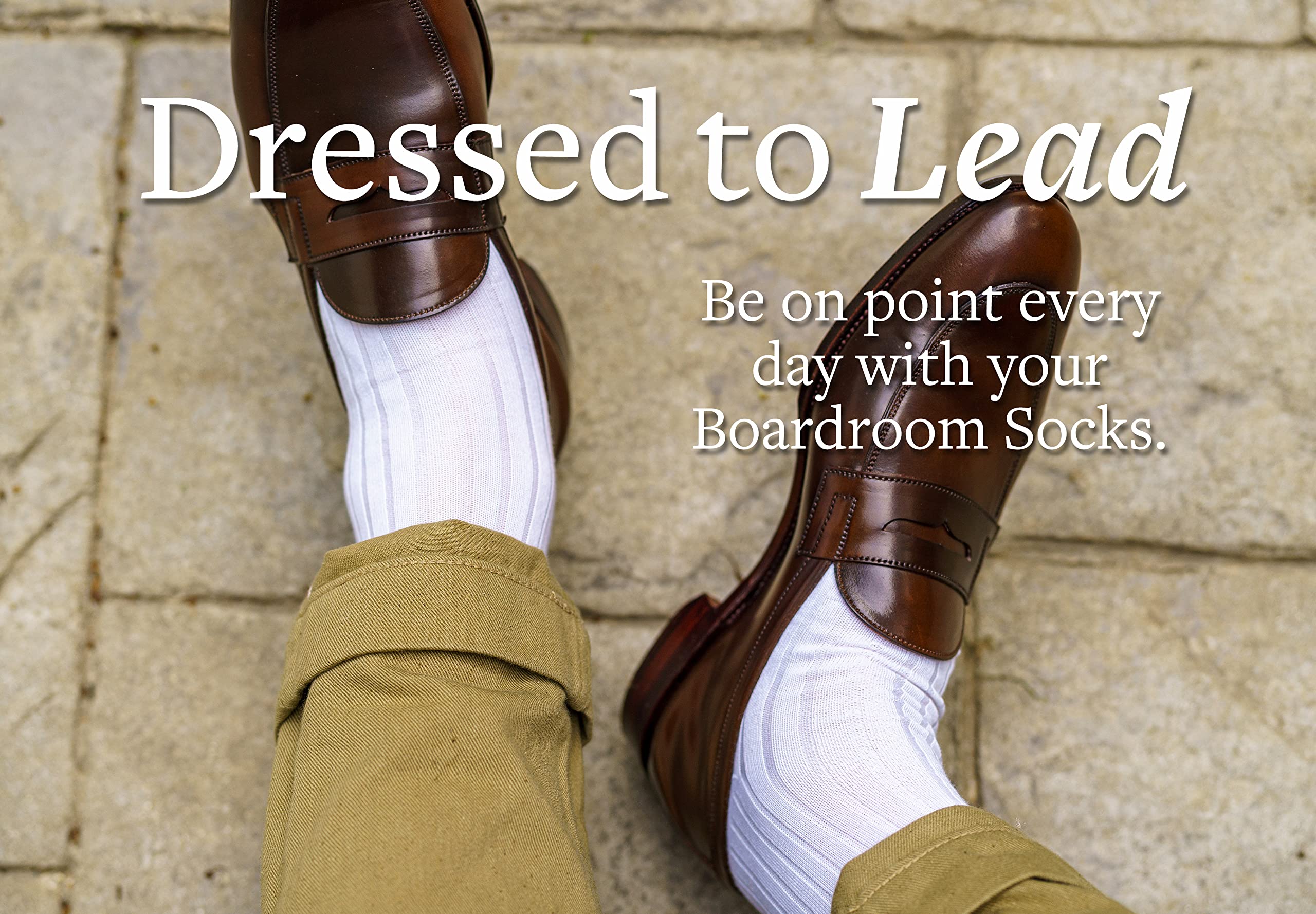 Premium Cotton Dress Socks for Men - Breathable Knee High Formal Socks | Classic Over-the-Calf Business Socks by Boardroom Socks | Perfect for Office, Wedding & Professional Occasions